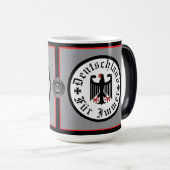 Deutschland/ Germany Forever/schwarzer Adler/Eiser Verwandlungstasse (VorderseiteRechts)