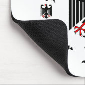 Deutschland/Germany Forever/schwarzer Adler/Eisern Mousepad (Ecke)
