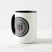 Deutschland/Germany Forever/schwarzer Adler/Eisern Tasse (Vorderseite Links)