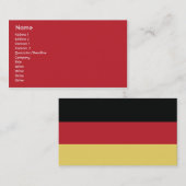 Deutschland - Geschäft Visitenkarte (Vorne/Hinten)