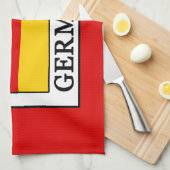 Deutschland Geschirrtuch (Viertel Falte)