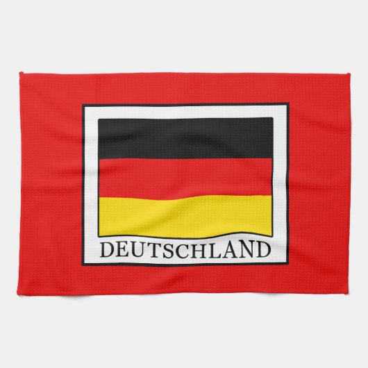 Deutschland Geschirrtuch (Horizontal)