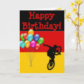 DEUTSCHLAND GLÜCKLICH GEBURTSTAG! KARTE (Gelbe Blume)