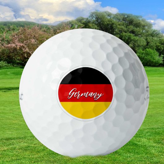 Deutschland Golf Balls, Deutsche Flagge Golfers / Golfball