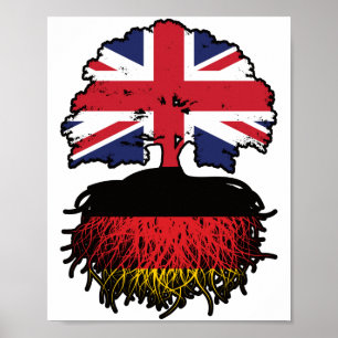 Deutschland Großbritannien Großbritannien Großbrit Poster
