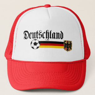Deutschland großes fussball Logo Truckerkappe
