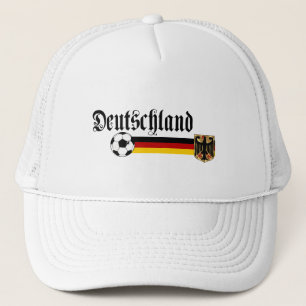 Deutschland großes fussball Logo Truckerkappe