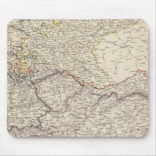 Deutschland-Grundkarte Mousepad