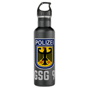 Deutschland GSG 9 Bundespolizei Polizeispezialeinh Edelstahlflasche