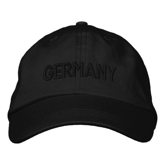 Deutschland hat bestickte baseballkappe (Vorderseite)