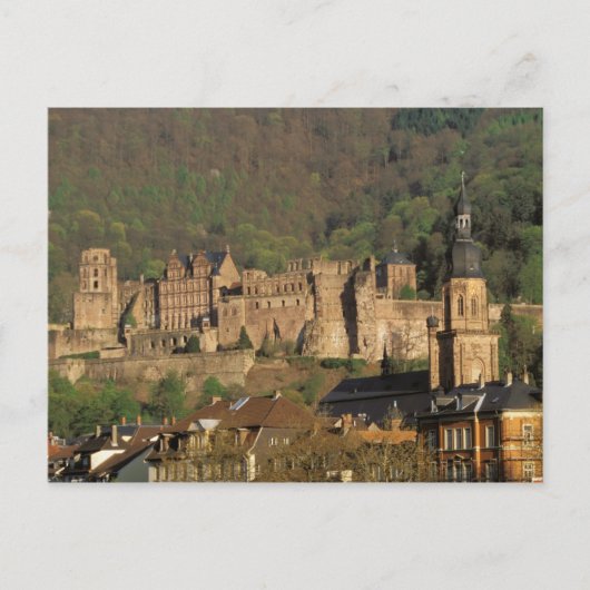 Deutschland, Heidelberg. Schloss Postkarte (Vorderseite)