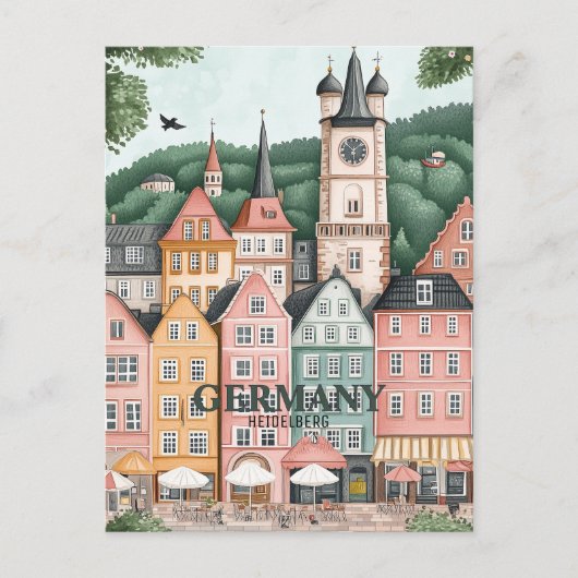 Deutschland Heidelberg Travel Postkarte (Vorderseite)