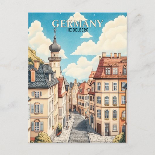 Deutschland Heidelberg Travel Postkarte (Vorderseite)