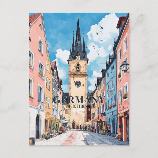 Deutschland Heidelberg Travel Postkarte (Vorderseite)