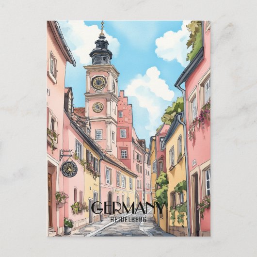 Deutschland Heidelberg Travel Postkarte (Vorderseite)