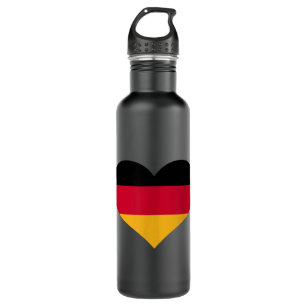 Deutschland - Herbstflagge Edelstahlflasche