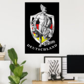 Deutschland Hermann Arminius Poster (Heimbüro)