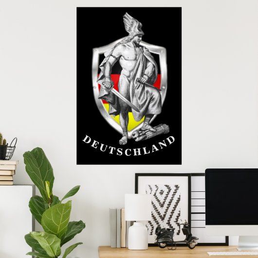 Deutschland Hermann Arminius Poster (Heimbüro)