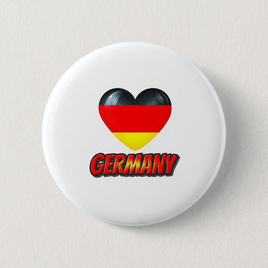 Deutschland Herz Button (Vorderseite)