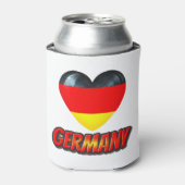 Deutschland Herz Dosenkühler (Kanne Vorderseite)