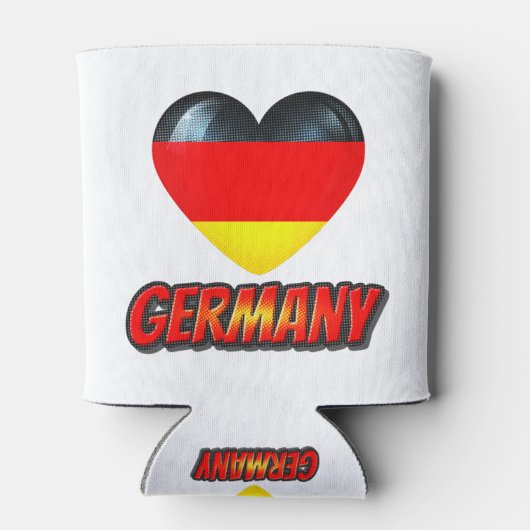 Deutschland Herz Dosenkühler (Rückseite)