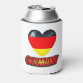 Deutschland Herz Dosenkühler (Kanne Rückseite)