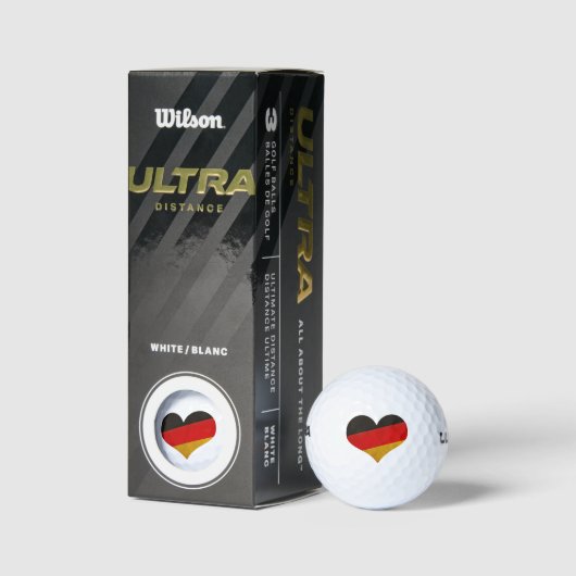Deutschland Herz Golfball (Verpackungen)