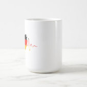 Deutschland Herz Kaffeetasse (Mittel)