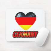 Deutschland Herz Mousepad (Mit Mouse)