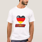 Deutschland Herz T-Shirt (Vorderseite)