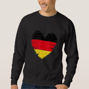 Deutschland Herzliche deutsche Flagge Deutscher Pr Sweatshirt