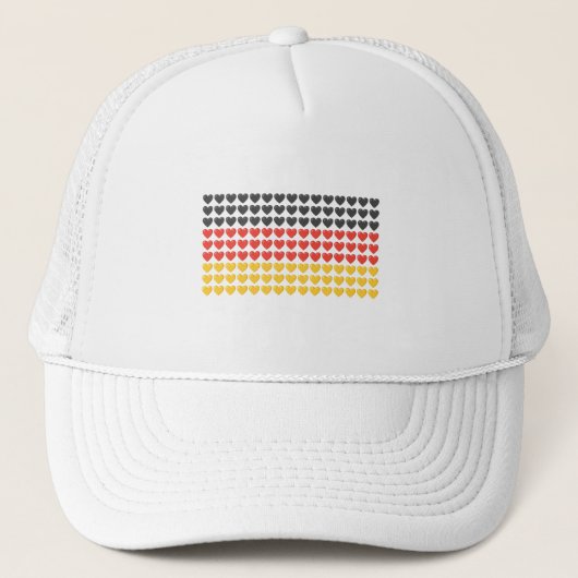 Deutschland HÖRT FLAG Trucker Hat Truckerkappe (Vorderseite)