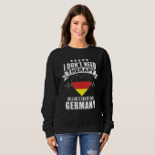 Deutschland Ich brauche keine Therapie, nach der i Sweatshirt (Vorne ganz)
