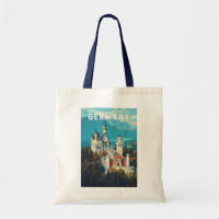 Deutschland Illustration Reise Kunst Vintage