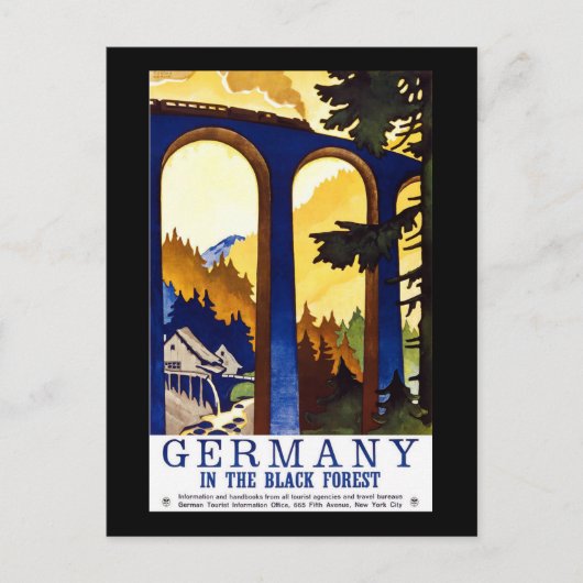 Deutschland im Schwarzwald Postkarte (Vorderseite)