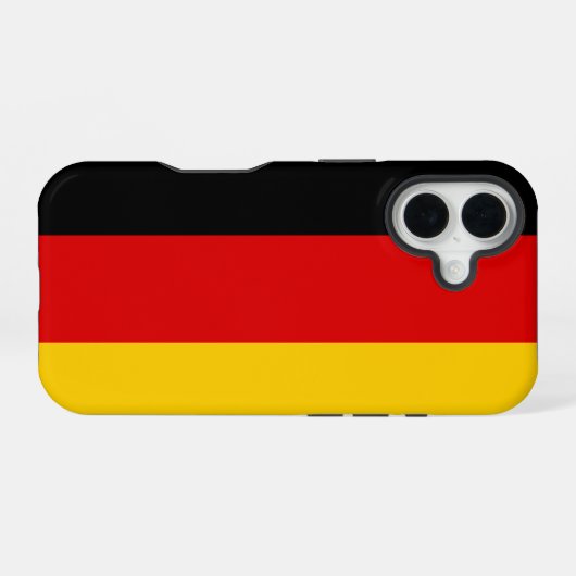 Deutschland iPhone 16 Hülle (Rückseite (Horizontal))