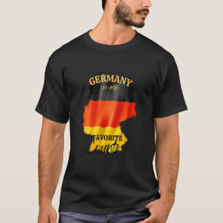 Deutschland ist mein bevorzugtes deutsches Party-D T-Shirt