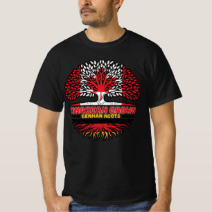 Deutschland Kanadisches Treuhandflagge T-Shirt
