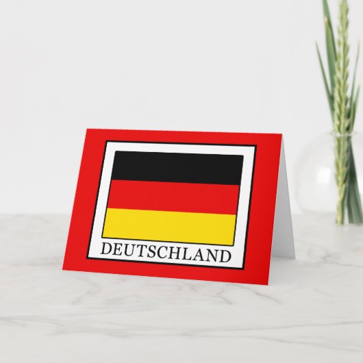 Deutschland Karte (Vorderseite)