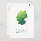 Deutschland Karte (Vorne/Hinten)