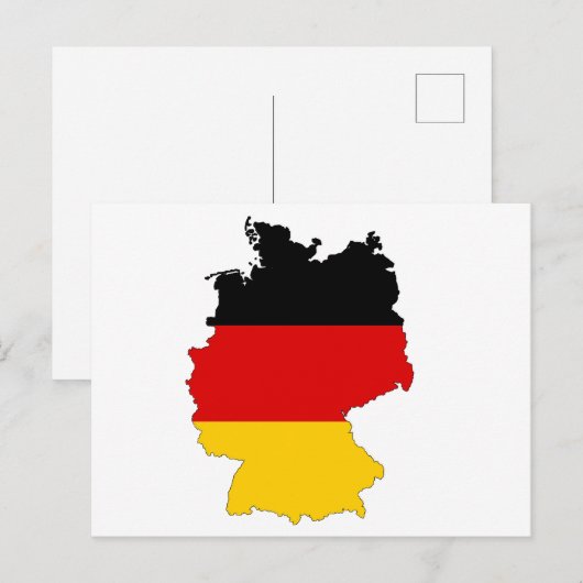 Deutschland Karte (Vorne/Hinten)