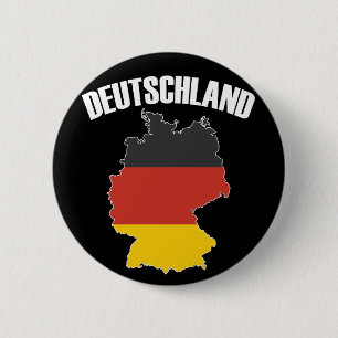 Deutschland Karte - Deutsche Flagge - Deutschland Button