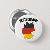 Deutschland Karte - Deutsche Flagge - Deutschland Button (Vorne & Hinten)