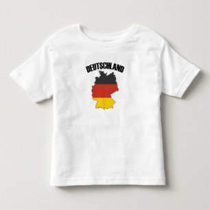 Deutschland Karte - Deutsche Flagge - Deutschland Kleinkind T-shirt