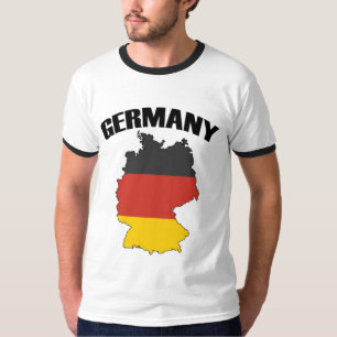 Deutschland Karte - Deutsche Flagge - Deutschland  T-Shirt