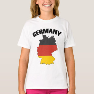 Deutschland Karte - Deutsche Flagge - Deutschland T-Shirt
