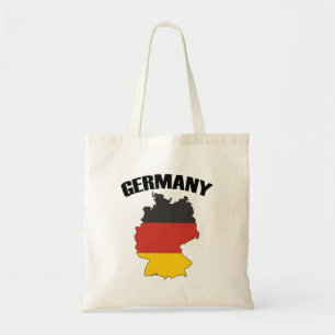 Deutschland Karte - Deutsche Flagge - Deutschland Tragetasche