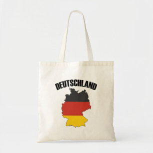 Deutschland Karte - Deutsche Flagge - Deutschland  Tragetasche