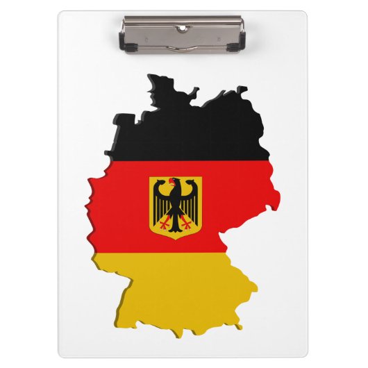 Deutschland-Karte Klemmbrett (Vorderseite)
