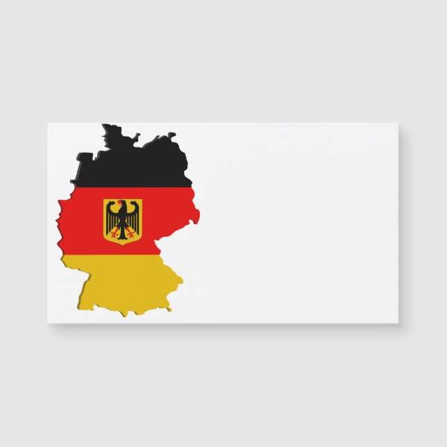Deutschland-Karte Magnetkarte (Vorderseite)